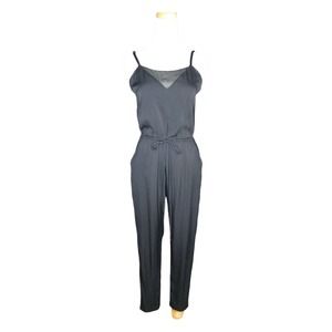 Milly Silk Jumpsuit Size 0 Black